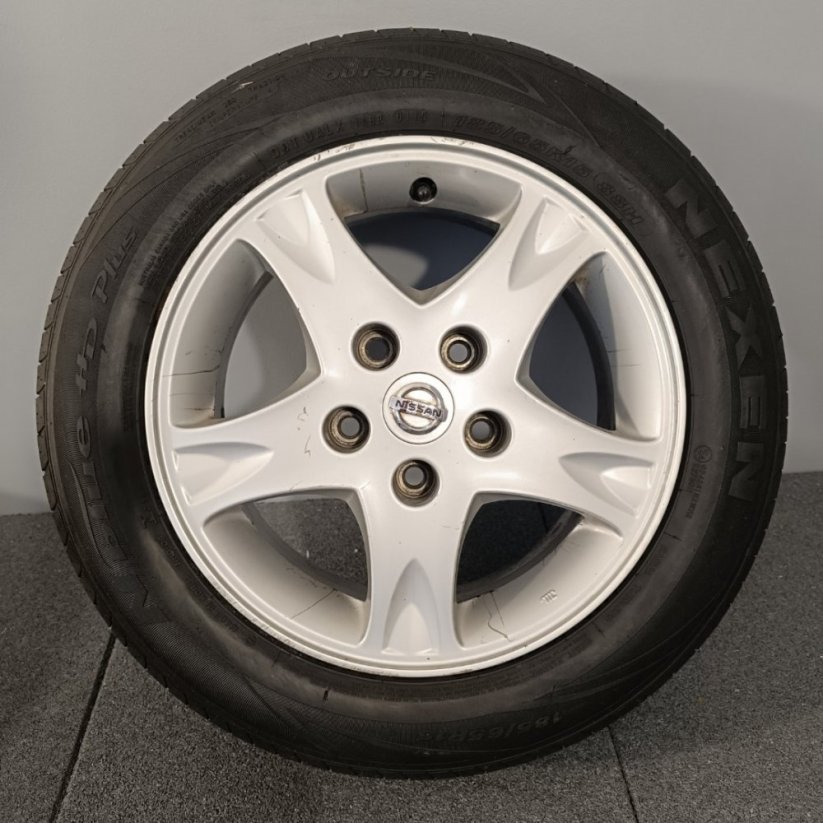 ALU kola Nissan Almera, letní pneu 185/65 R15