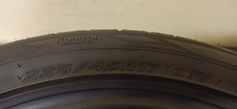 Hankook Ventus Prime 2 225/45 R17 91V 5 mm (Použité)