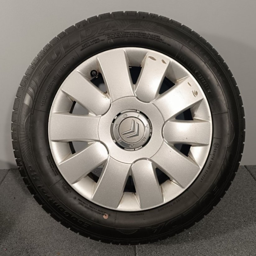 ALU kola Citroen C5, Berlingo, Xsara letní pneu 15