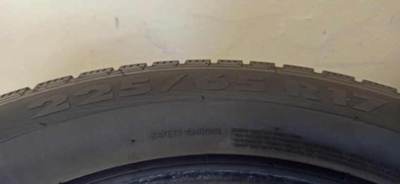 GT Radial 225/65 R17 102H 2x6mm; 2x5,5mm (Použité)