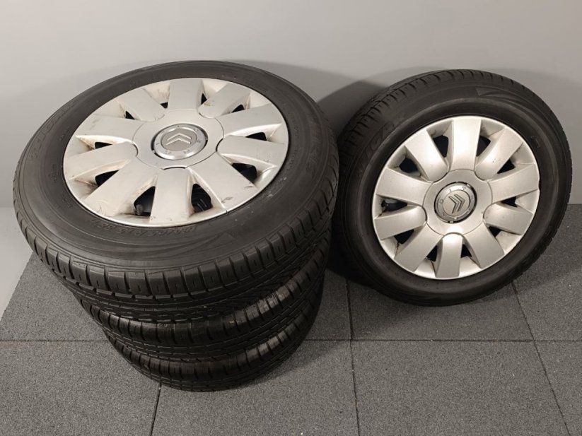 ALU kola Citroen C5, Berlingo, Xsara letní pneu 15
