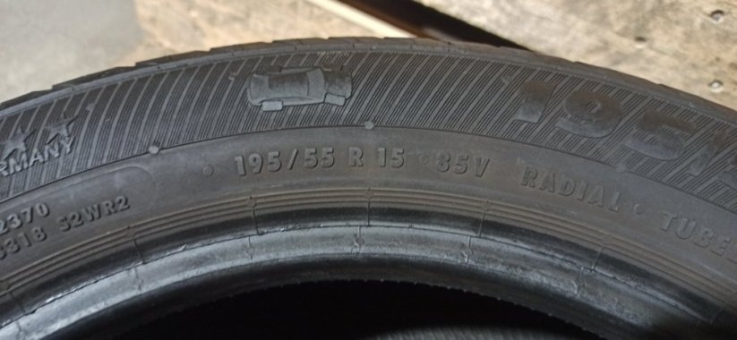 Platin 195/55 R15 85V 6mm (Bazarové)