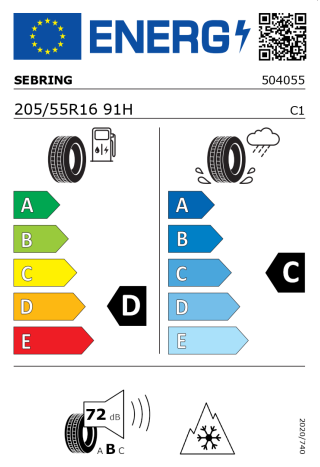 Sebring Snow 205/55 R16 91H