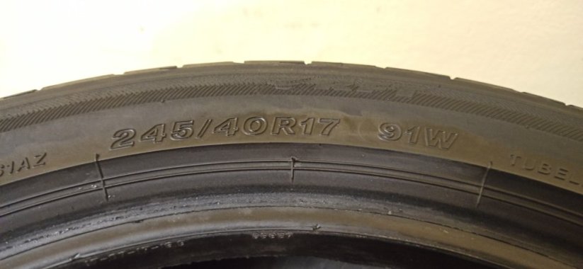 Bridgestone Potenza S001 Runflat 245/40 R17 91W (Bazarové)
