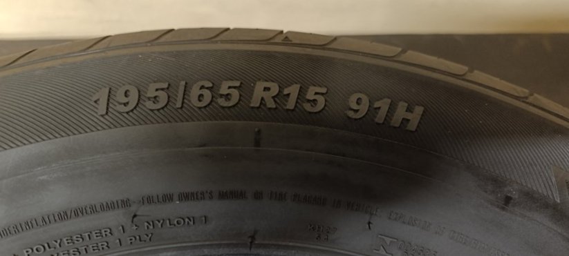 Kumho Ecowing 195/65 R15 91H 6,5 mm (Použité)