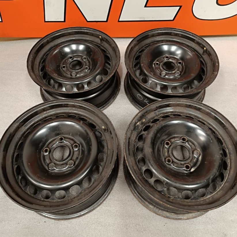 Ocelové disky Audi A4 6,5Jx15'', R15, 5x112, ET33