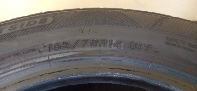 Falken Sincera SN832 Ecorun 165/70 R14 81T 4 mm (Použité)