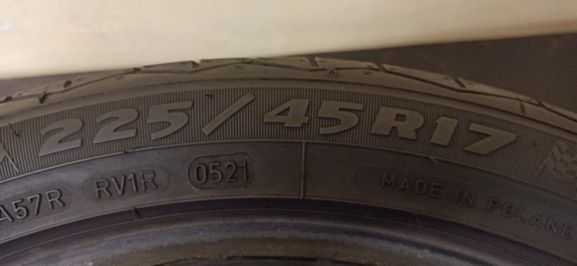 Debica Presto HP2 225/45 R17 91Y 6 - 6,5 mm (Použité)