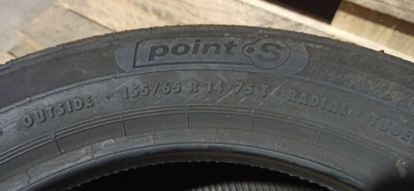 Point S 155/65 R14 75T 7mm NOVÉ