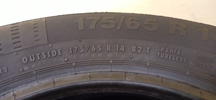 Continental ContiEcoContact 5 175/65 R14 82T 6 mm (Bazarové)