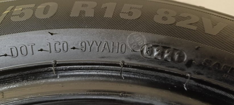 Kumho Ecsta 195/50 R15 82V 6,5 mm (Použité)