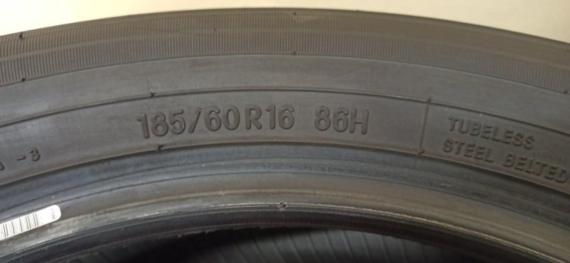 Toyo 185/60 R16 6,5mm DEMO PNEU (Bazarové)