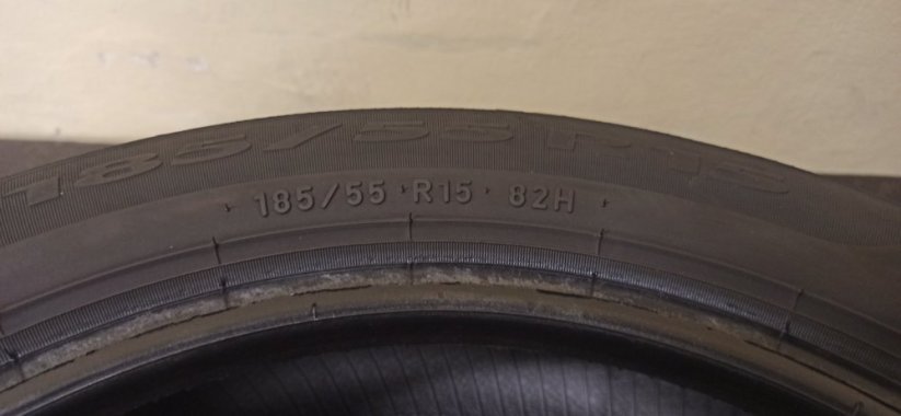 Pirelli Cinturato Verde 185/55 R15 82H 5 - 5,5 mm (Použité)