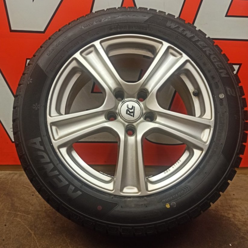 ALU kola Brock 5x114,3 + zimní pneu 225/55 R17