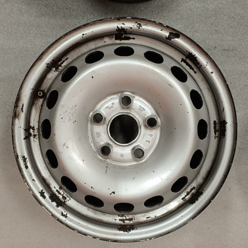 Ocelové disky Škoda Octavia R15 , 5x112 , ET47
