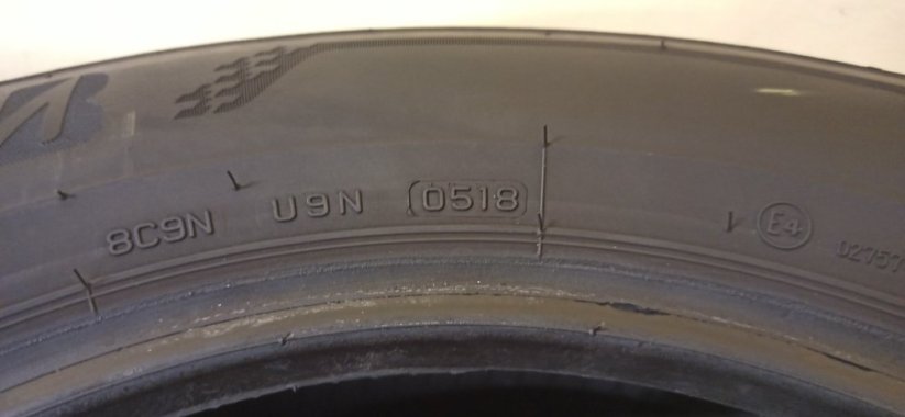 Bridgestone Turanza T005 195/65 R15 95H 5 - 6 mm (Bazarové)