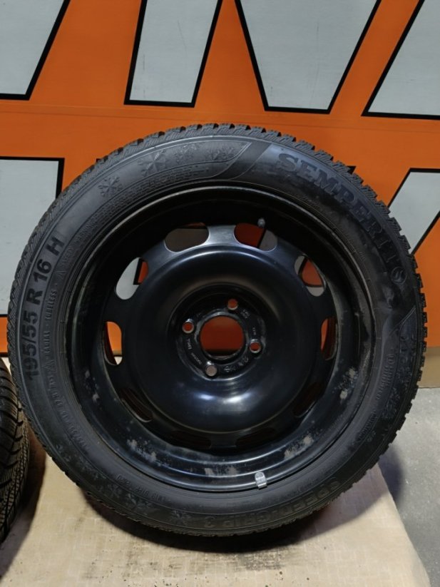 Zimní kola Opel/Peugeot 4x108 ET38 pneu 195/55 R16