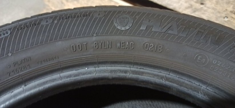 Platin 195/55 R15 85V 6mm (Bazarové)