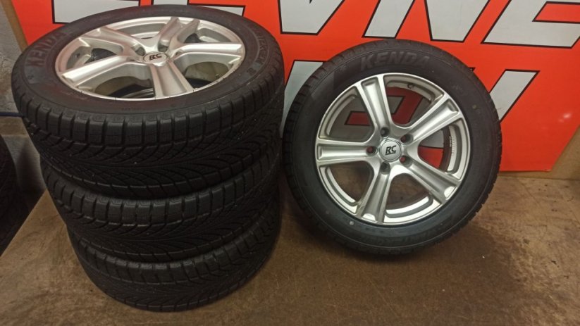ALU kola Brock 5x114,3 + zimní pneu 225/55 R17