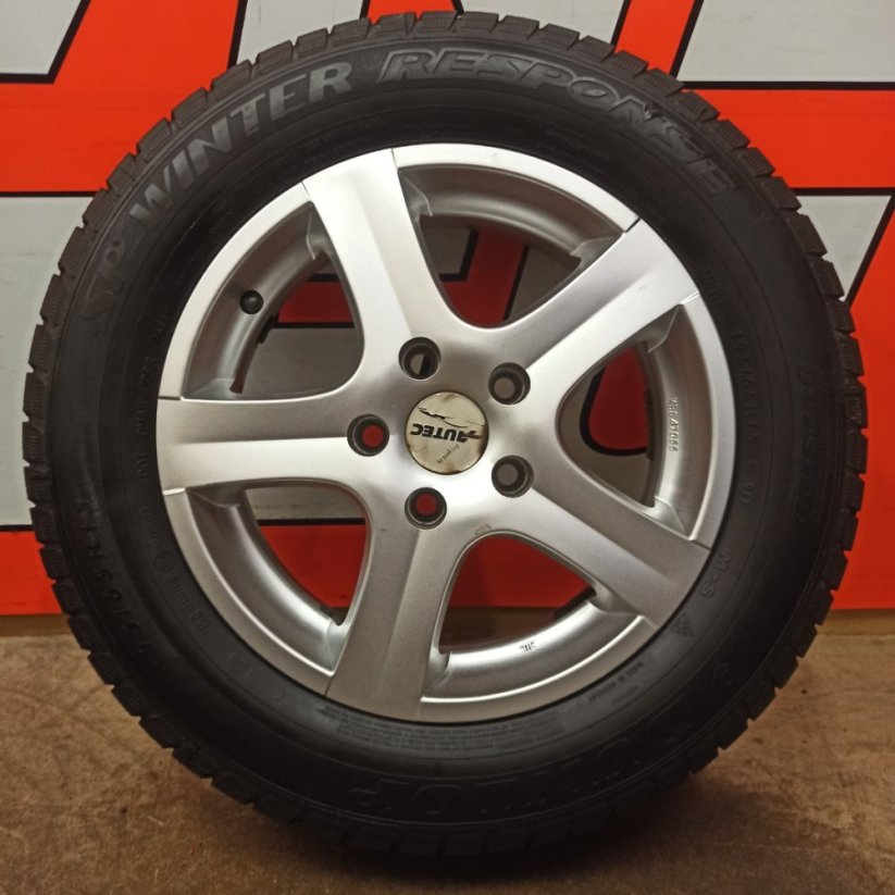 ALU kola Autec 5x112, ET43, zimní pneu 195/65 R15