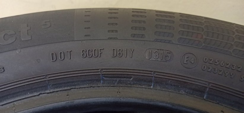 Continental 205/55 R16 3x91H 1x91V 4,5 - 6,5 mm (Použité)