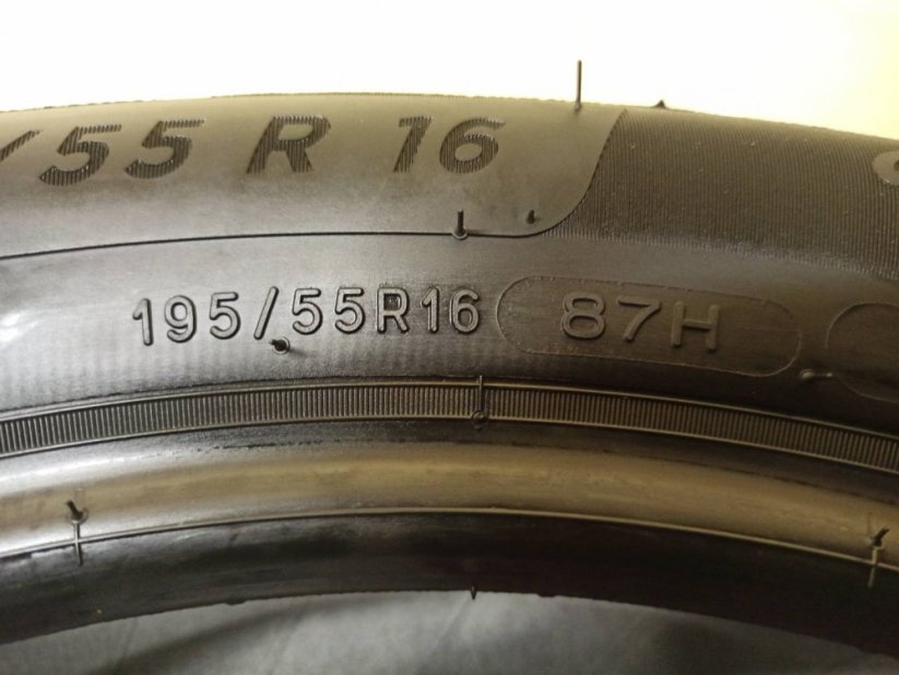MICHELIN 195/55 R16 87H 6,5mm DEMO z předváděčky (Bazarové)