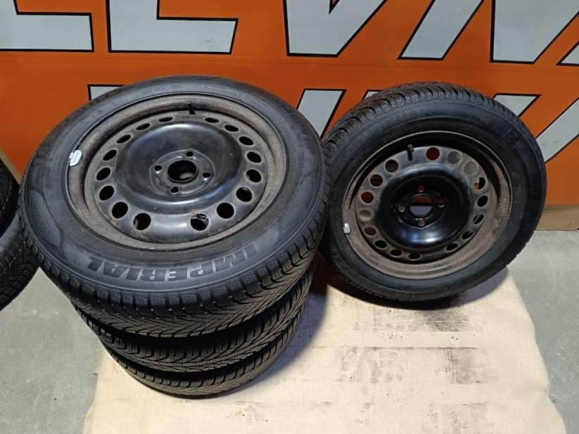 Zimní kola Opel Meriva 4x100, ET43 pneu 185/60 R15
