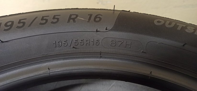 Michelin 195/55 R16 87H 6,5mm DEMO (Bazarové)